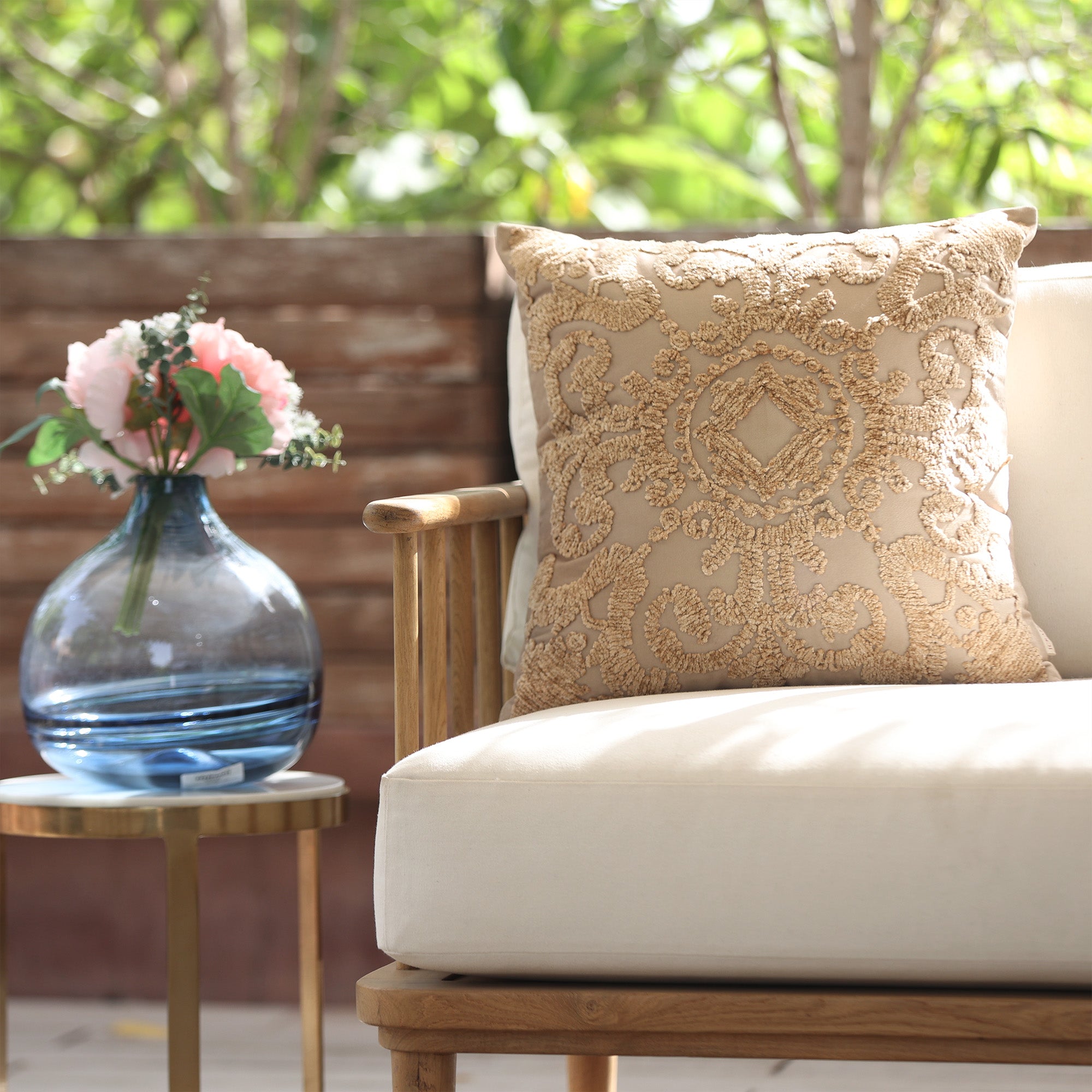 Saumya Cushion Cover - Beige