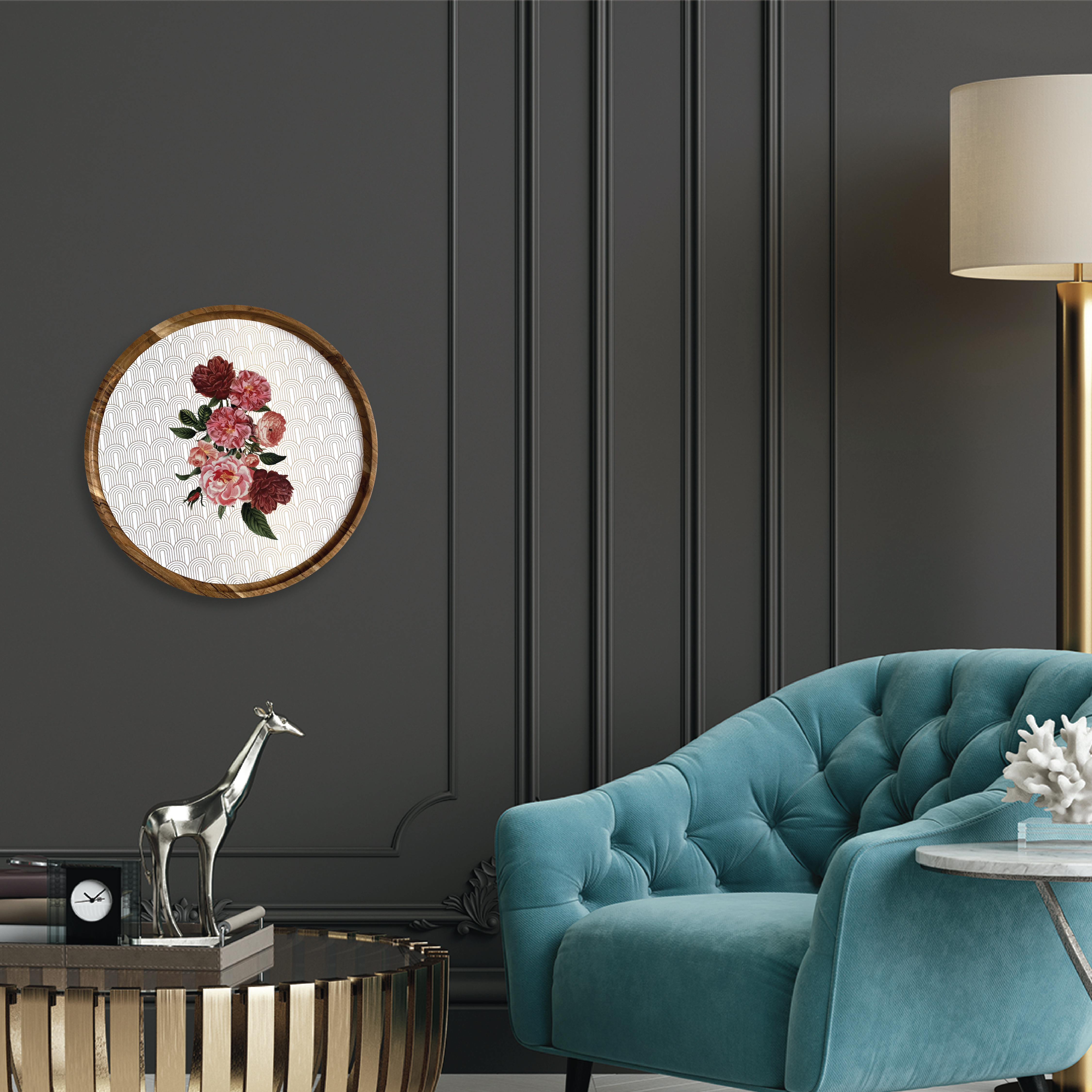 Net Floral Series Wall Plate