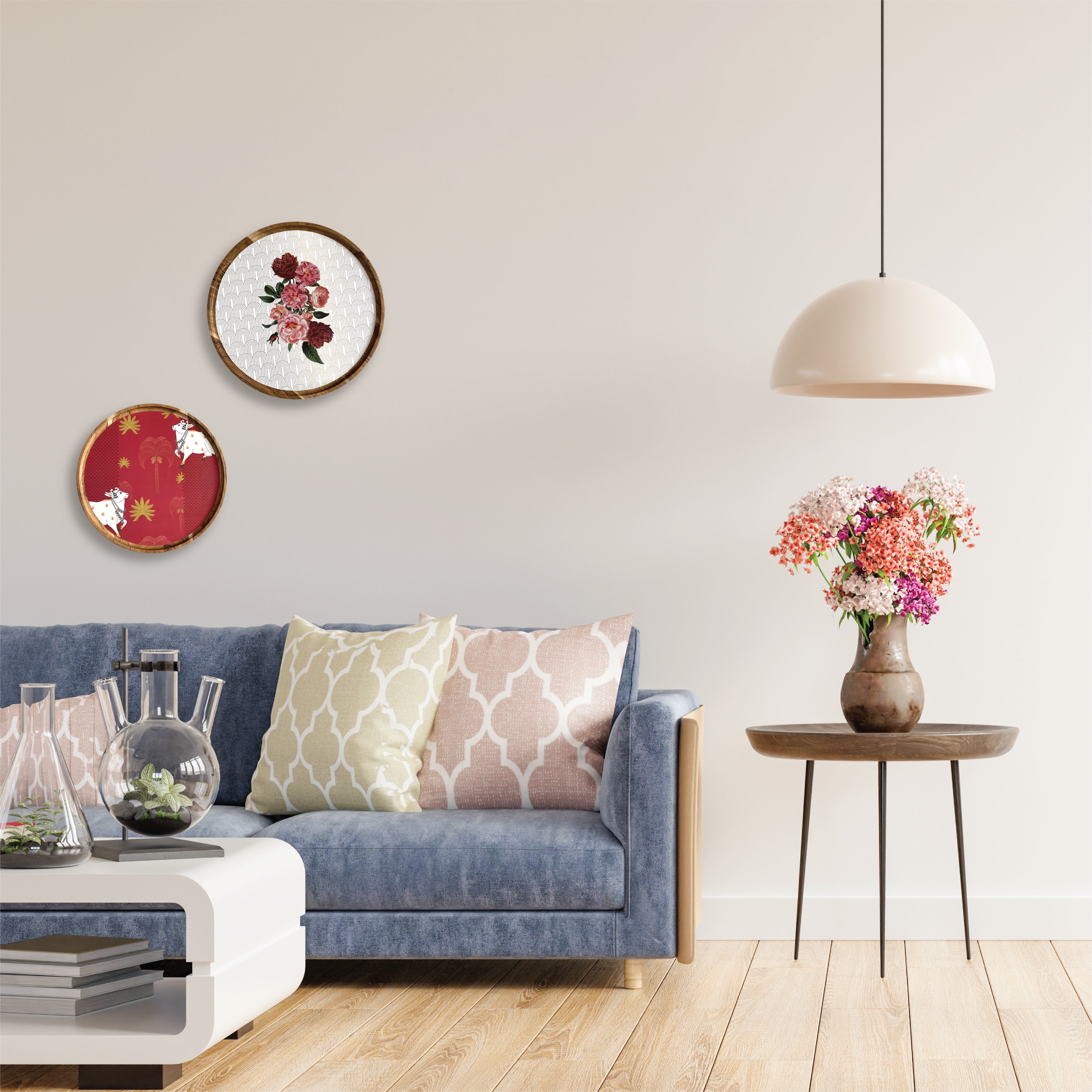 Net Floral Series Wall Plate