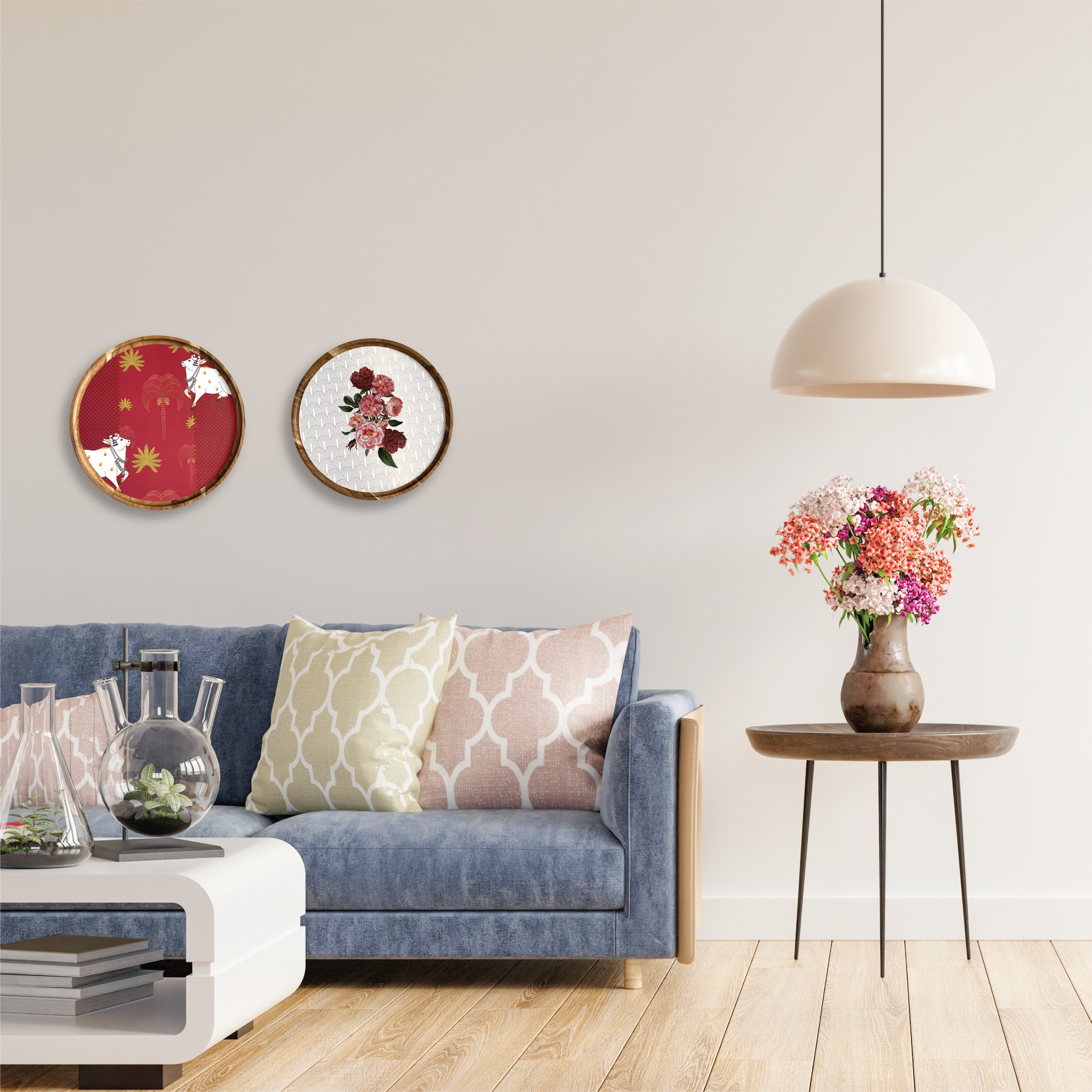 Net Floral Series Wall Plate