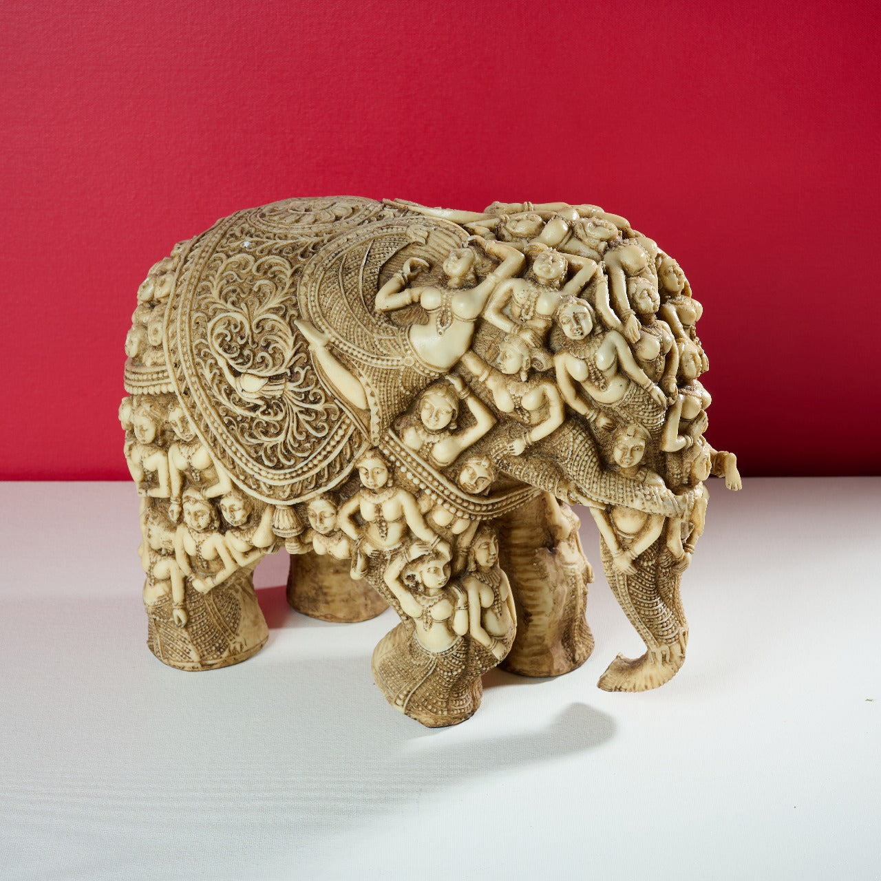 Divya Collection - Carved Gaja Large