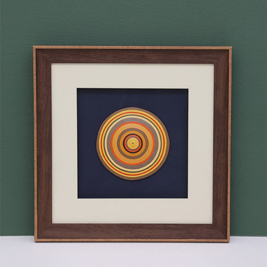 Quilling Scape Wall Art - Yellow