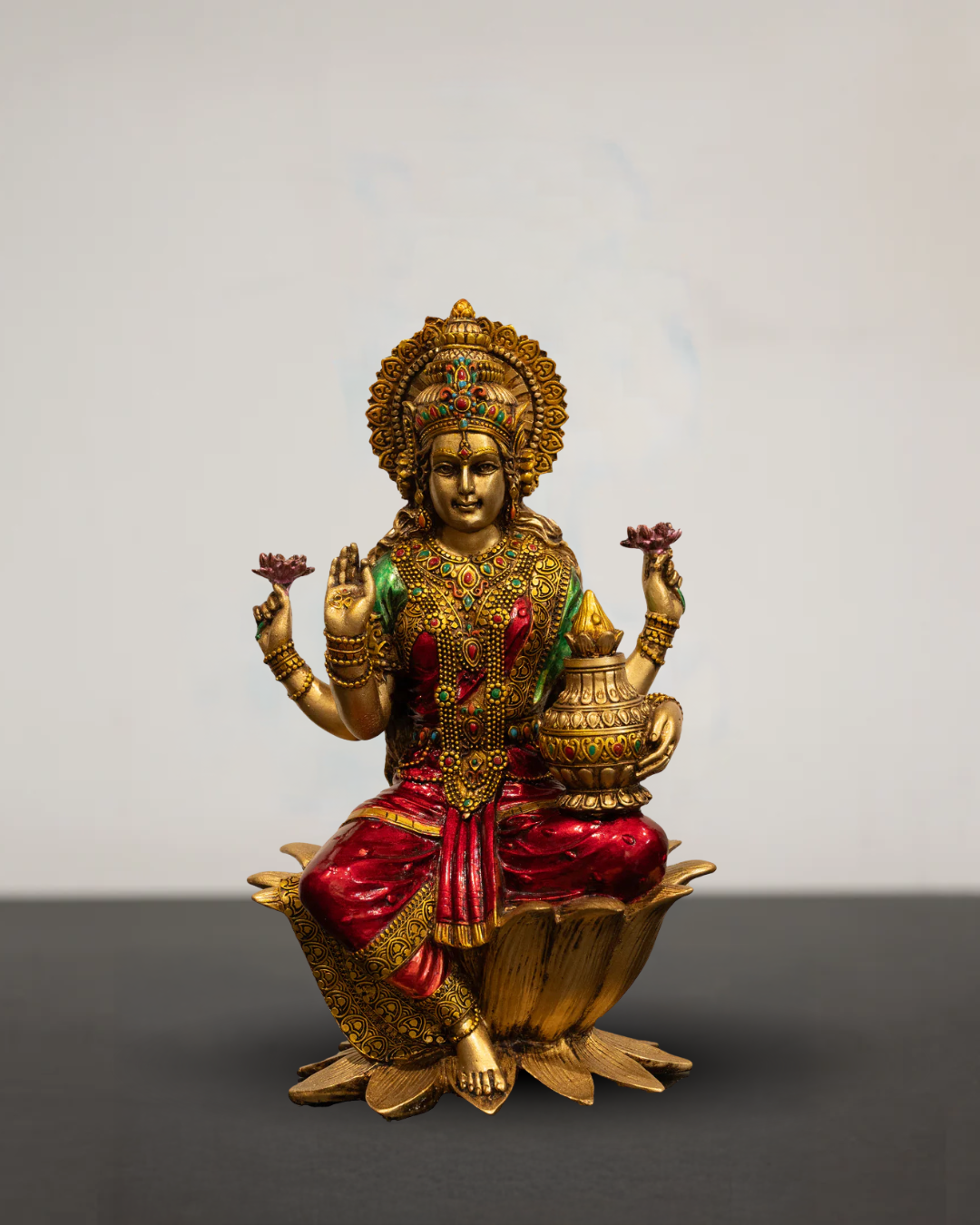 Divya Collection - Laxmiji On Kamal