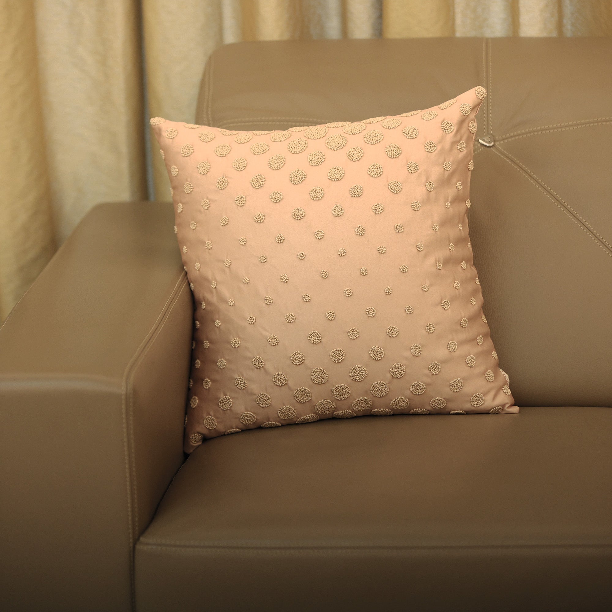 Anushka Cushion Cover - Champagne