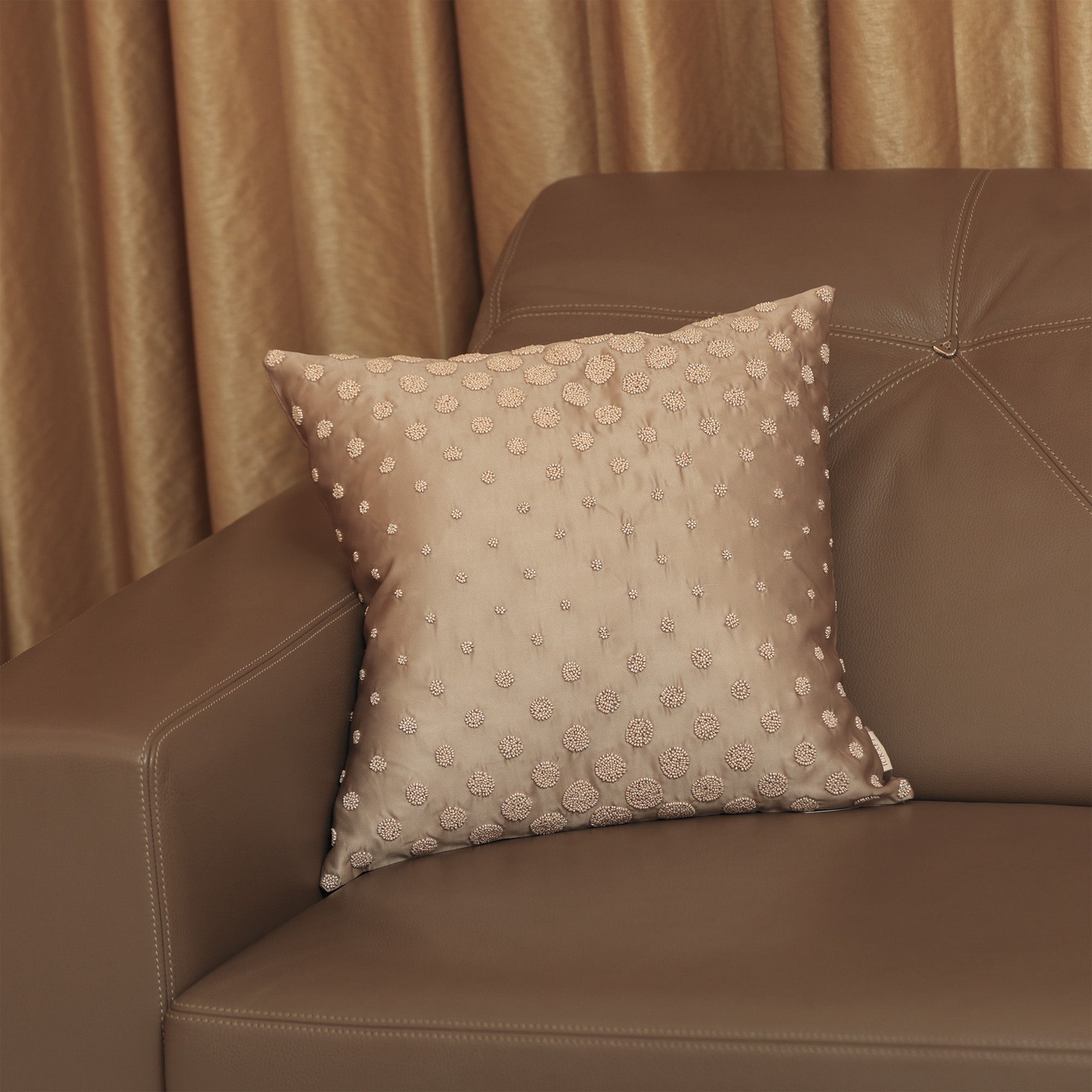 Anushka Cushion Cover - Beige