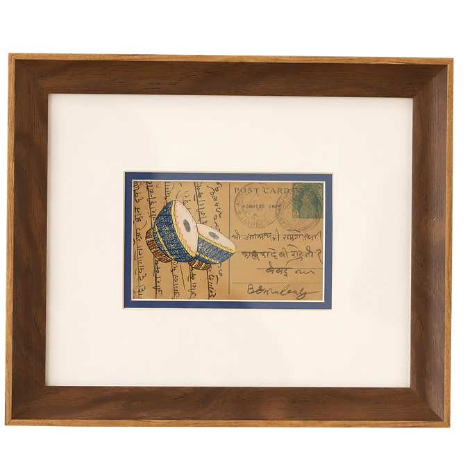 Khat Collection Wall Painting - Nagada Dhol Musical Instruments