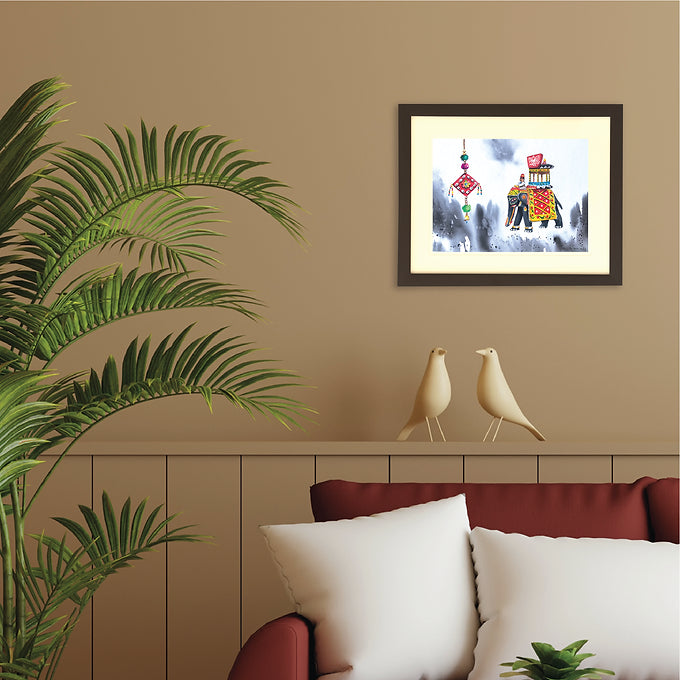 Puppet Collection Wall Painting - Gaja With Hanging Bell