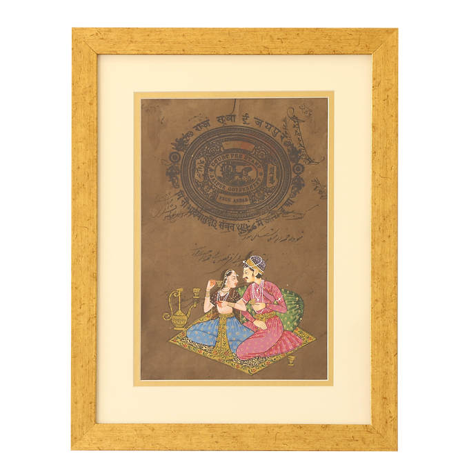 Dastawez Collection Wall Painting - Raja Rani Zodi Series