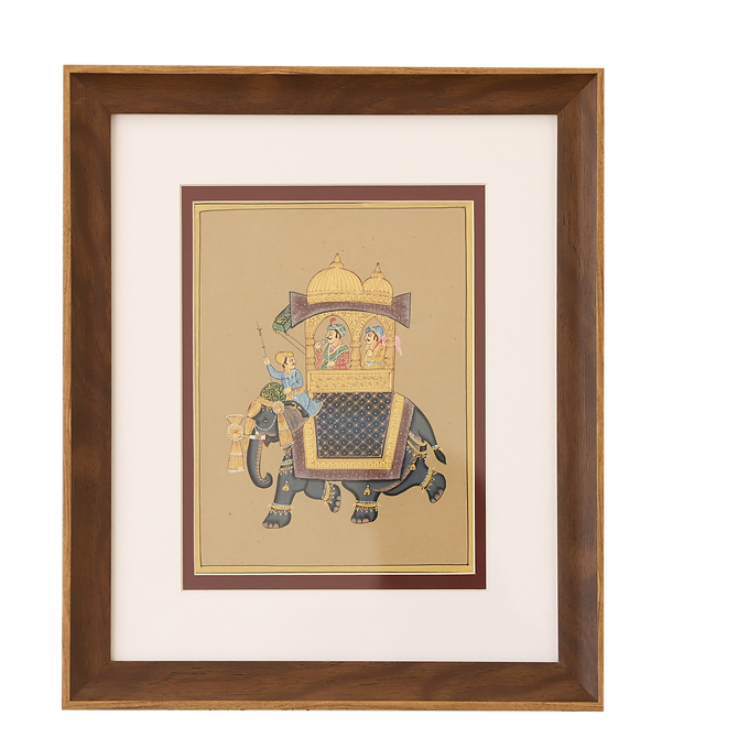 Gaja Collection Wall Painting - Gaj Sawaari Maharajah on Elephant