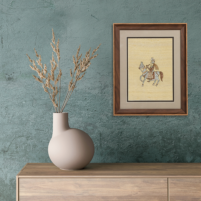 Karigari Collection - Embroidery Ghudsawar Wall Art