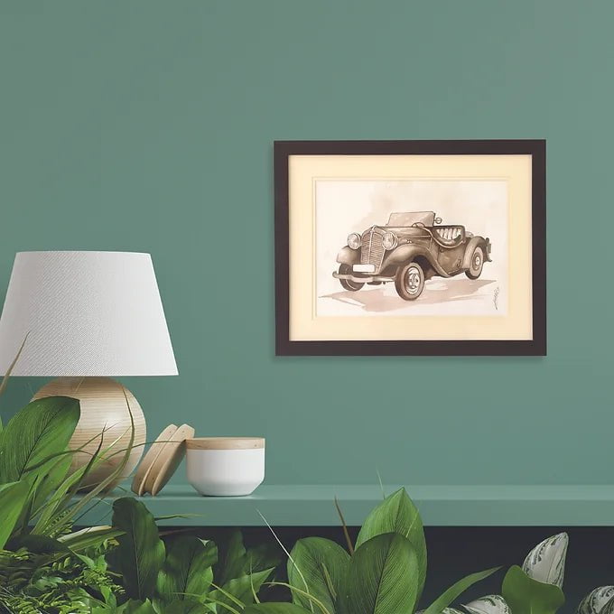 Vahaan Collection Wall Painting - Open Vintage Car