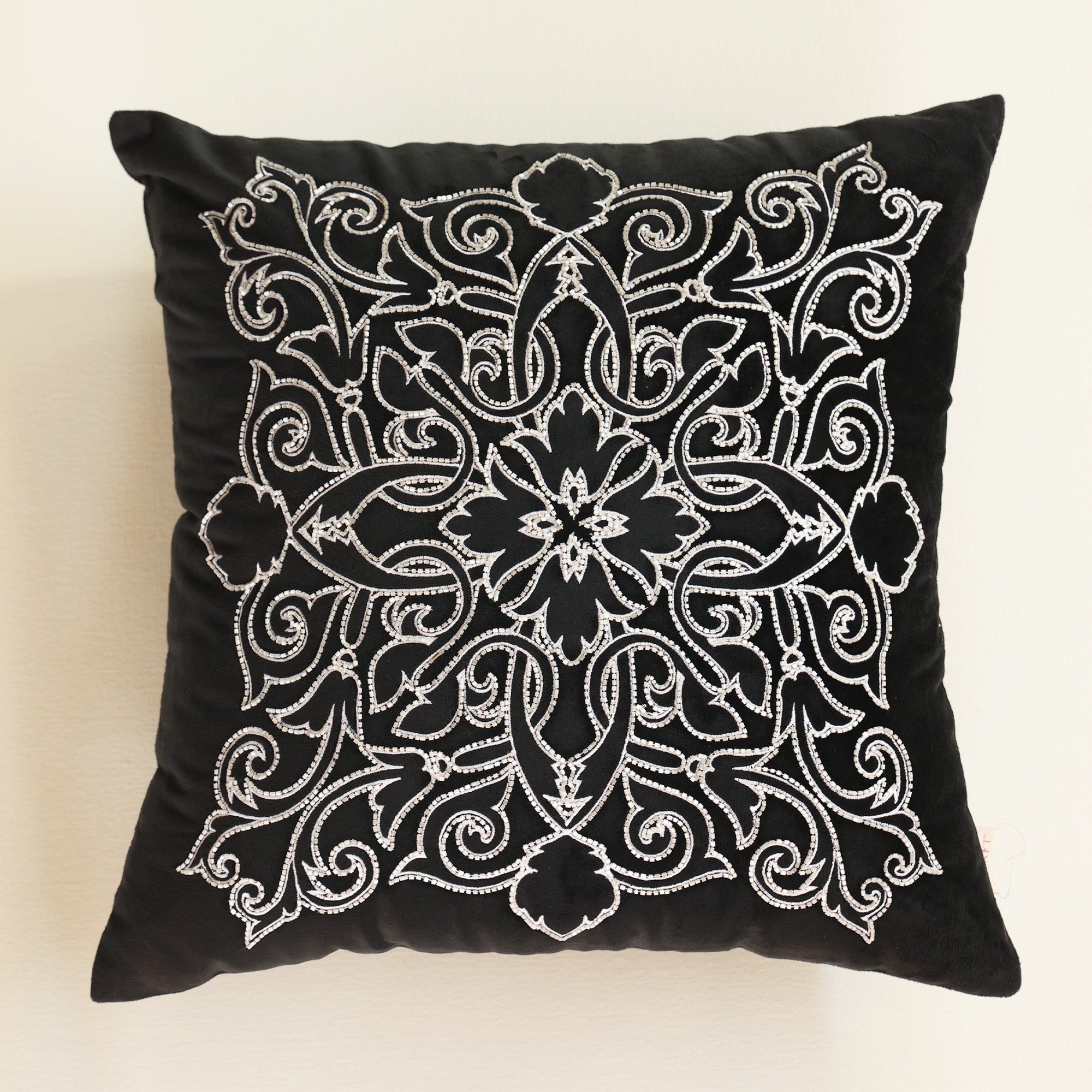 Aarya Cushion Cover - Black