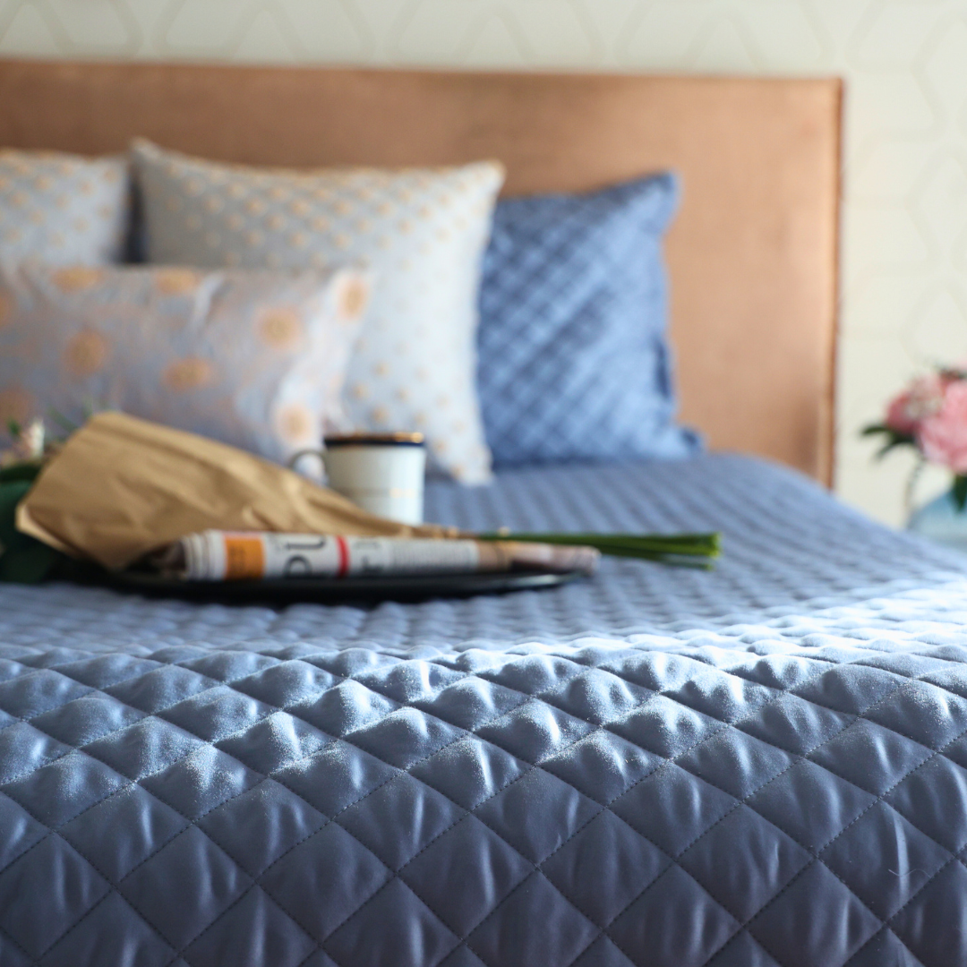 Sleep Lightweight Quilted Bedcover - Silver Grey