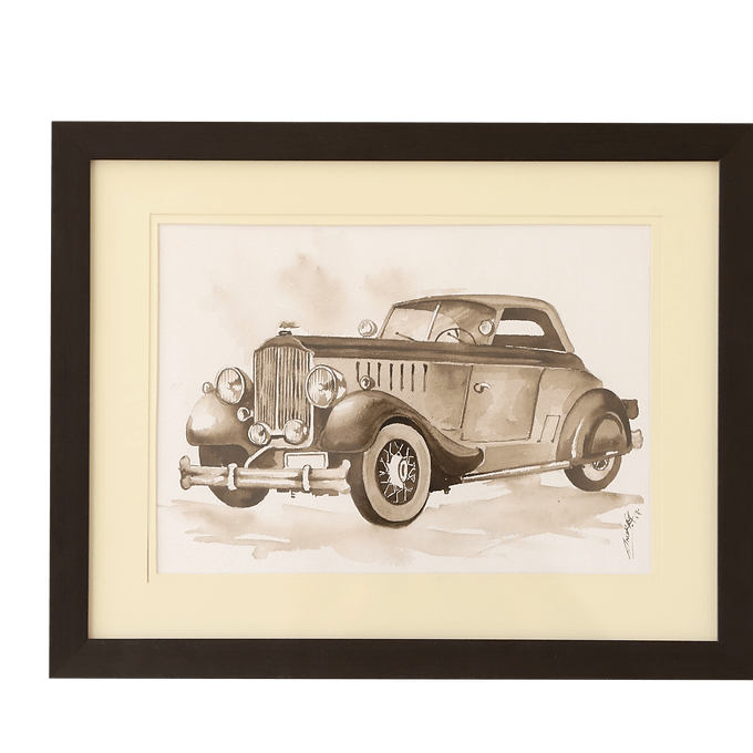 Vahaan Collection Wall Painting - Rolls-Royce Vintage Car