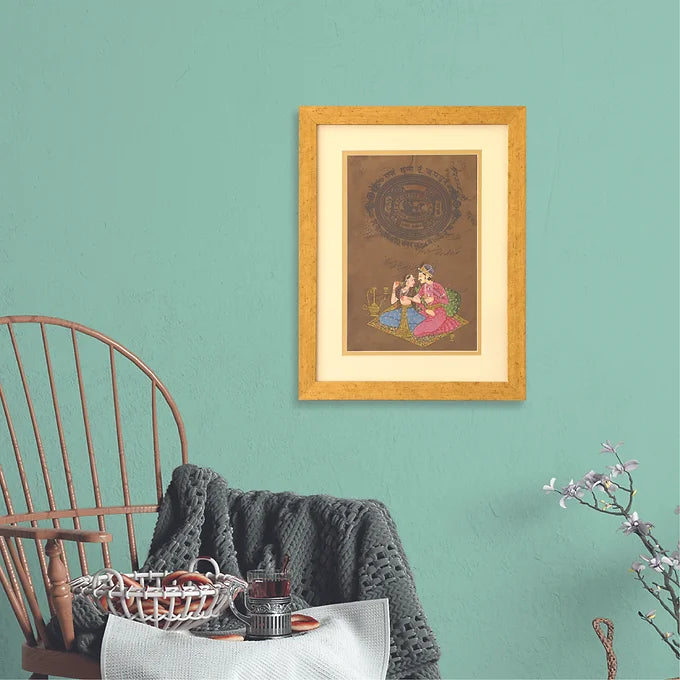 Dastawez Collection Wall Painting - Raja Rani Zodi Series