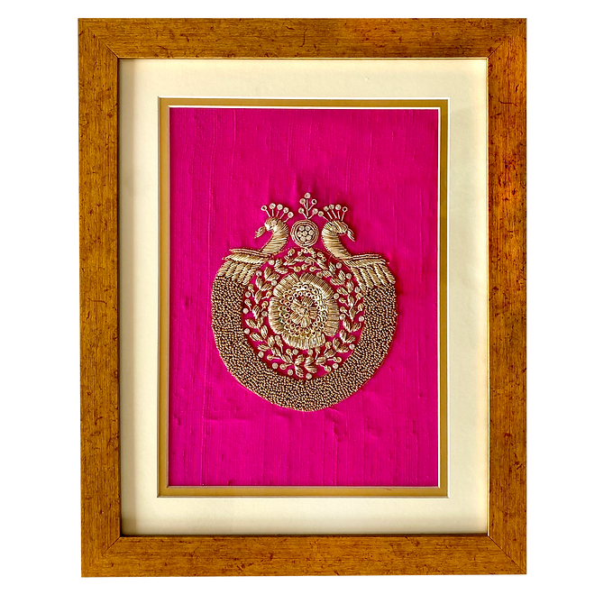 Karigari Collection - Embroidery Morya Wall Art