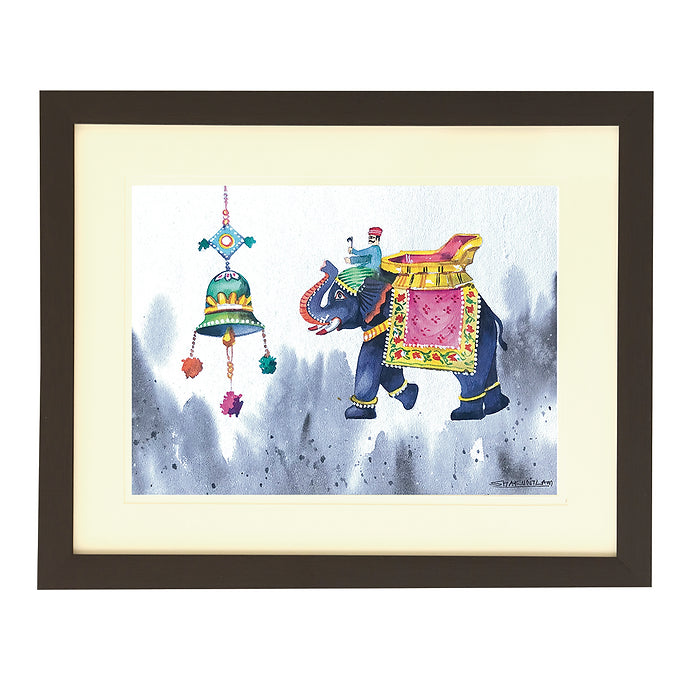 Puppet Collection Wall Painting - Gaja With Hanging Bell