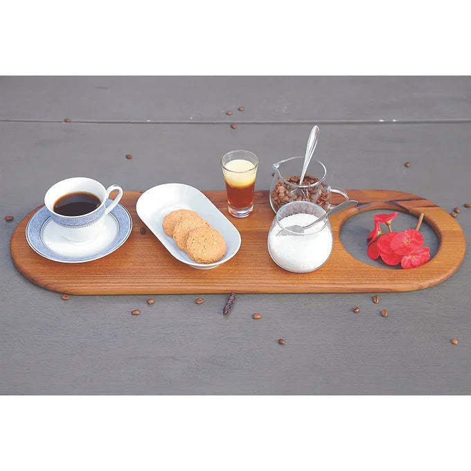 Sahira Oval Long platter - Teak