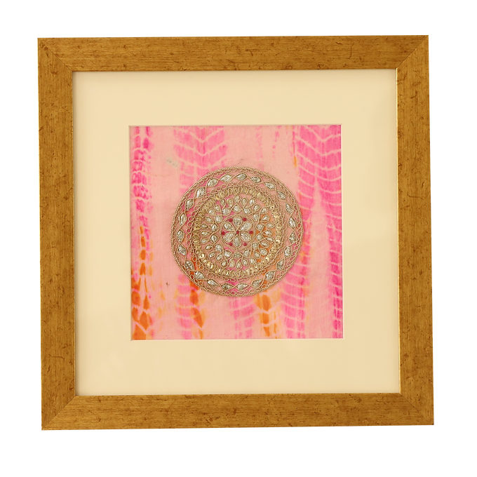 Karigari Collection - Embroidery Bindu Wall Art