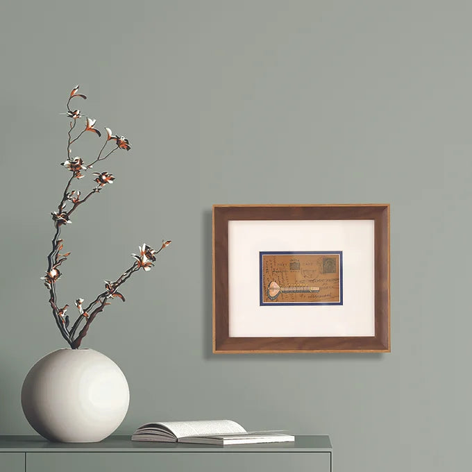 Khat Collection Wall Painting - Sitar Musical Instruments - Blue