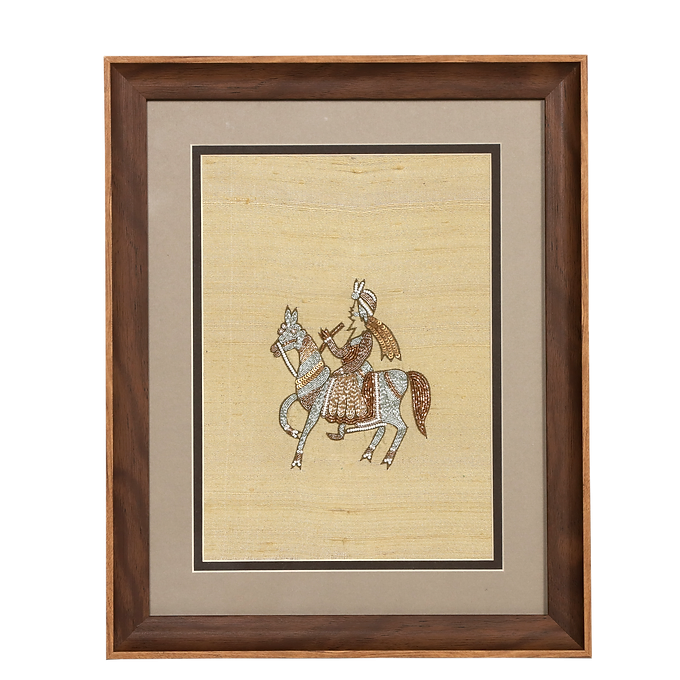 Karigari Collection - Embroidery Ghudsawar Wall Art