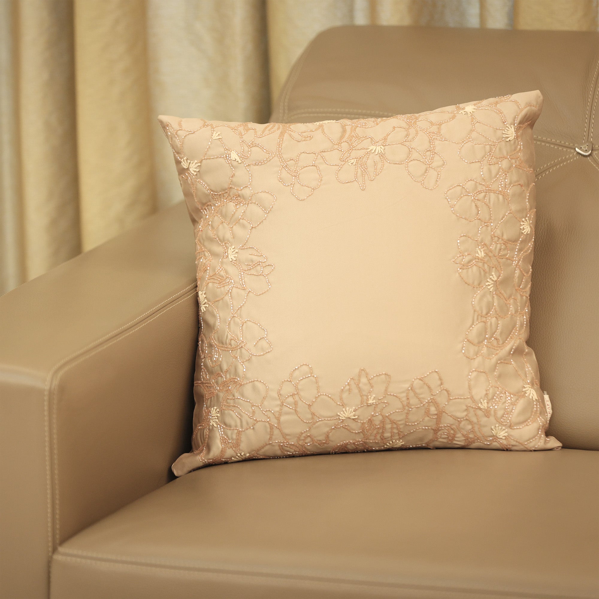 Amara Cushion Cover - Beige