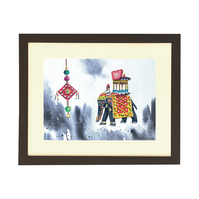 Puppet Collection Wall Painting - Gaja With Hanging Bell