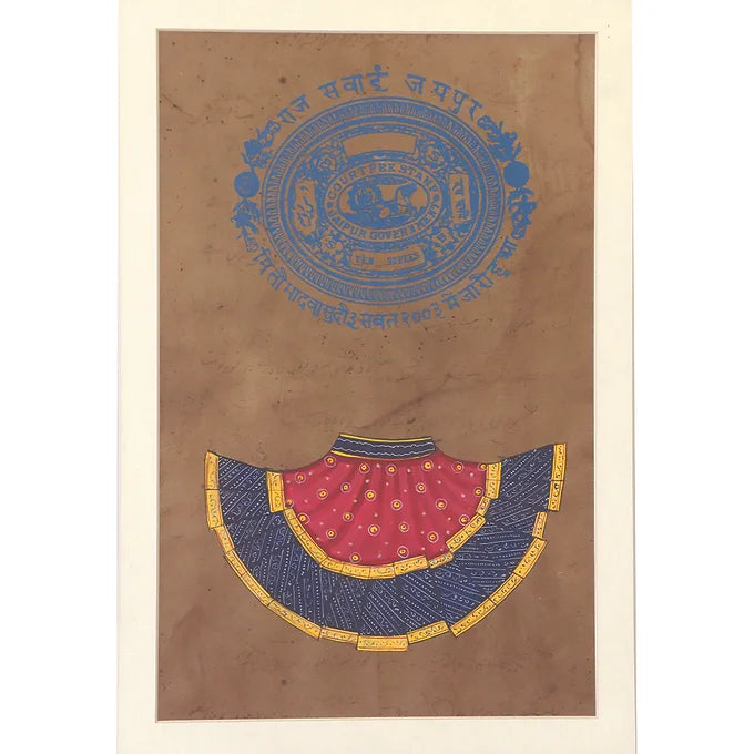 astawez Collection Wall Painting - Lehenga Series (Glass)