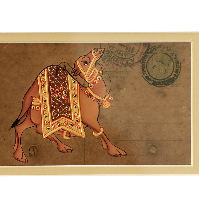 Khat Collection Wall Painting - Royal Camel - L