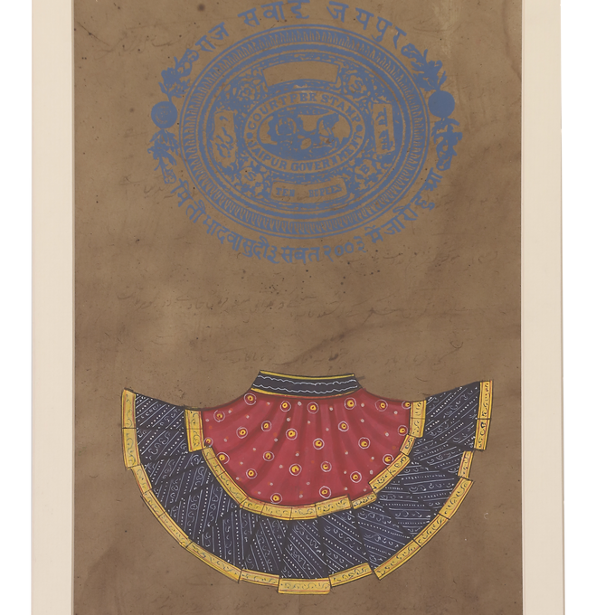 astawez Collection Wall Painting - Lehenga Series (Glass)