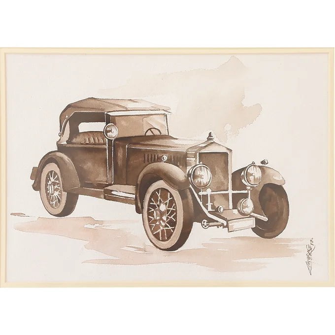 Vahaan Collection Wall Painting - Ford Model T Vintage Car