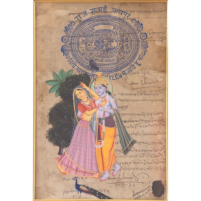 Dastawez Collection Wall Painting - Radha Krishna Series