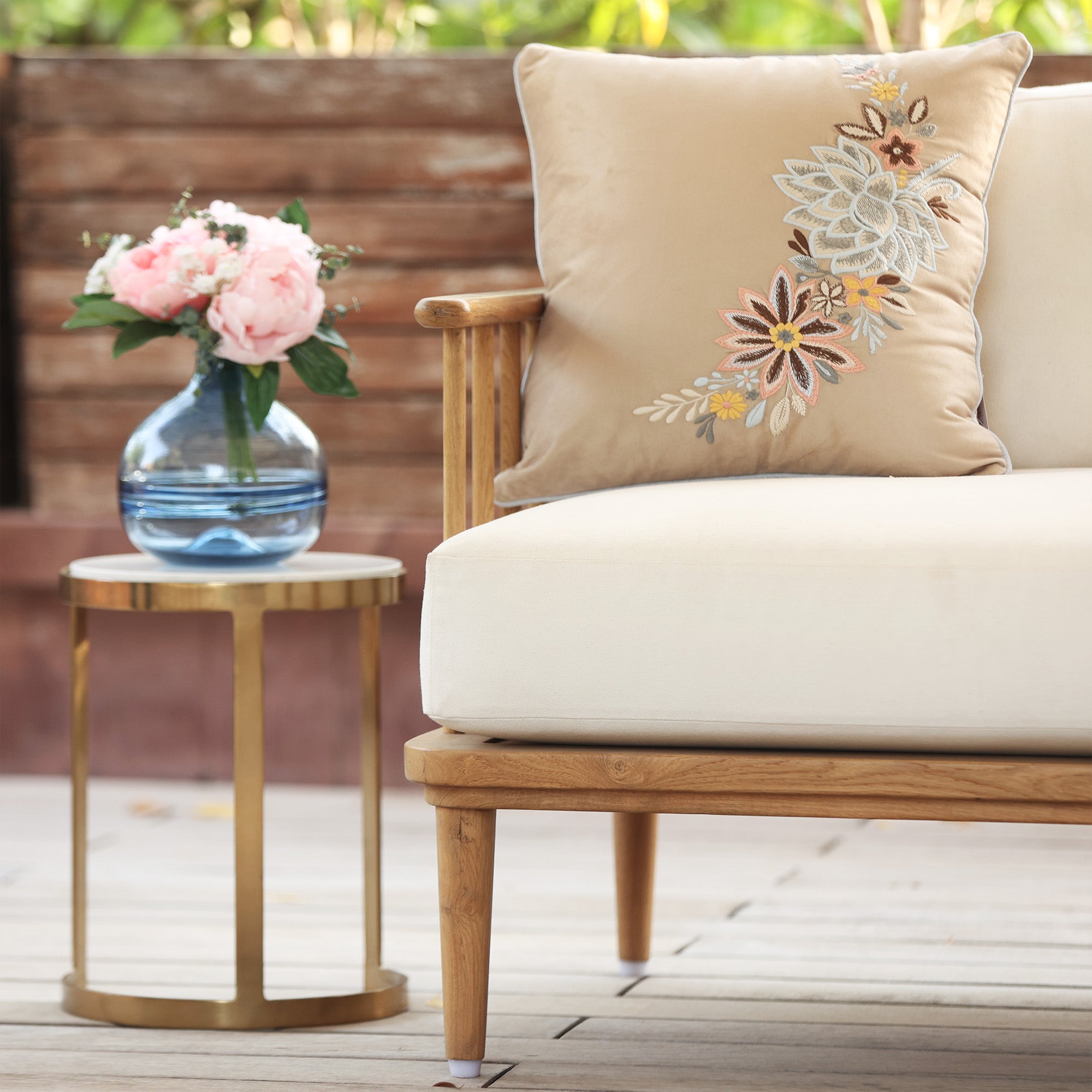 Saanvi Cushion Cover - Beige