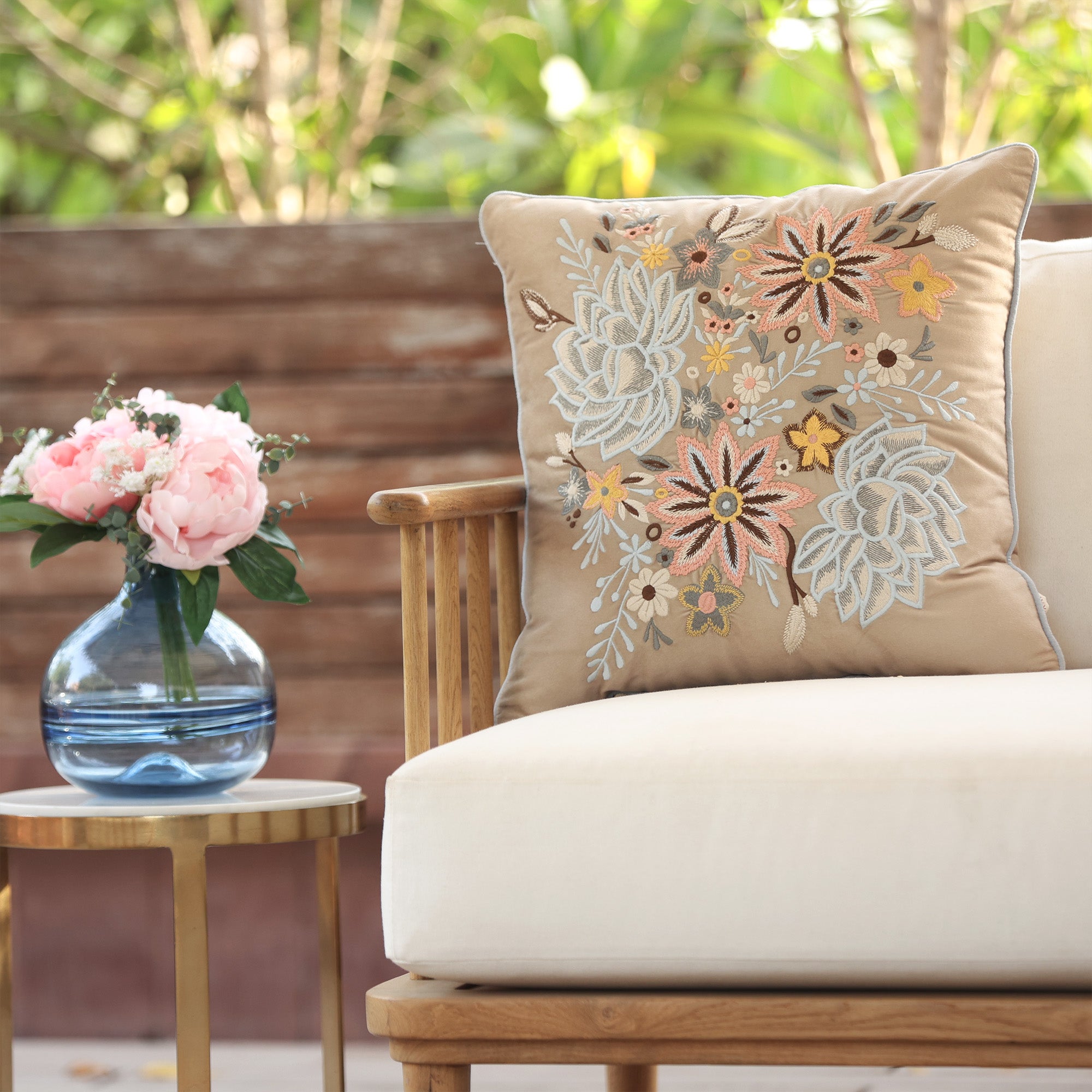 Meera Cushion Cover - Beige