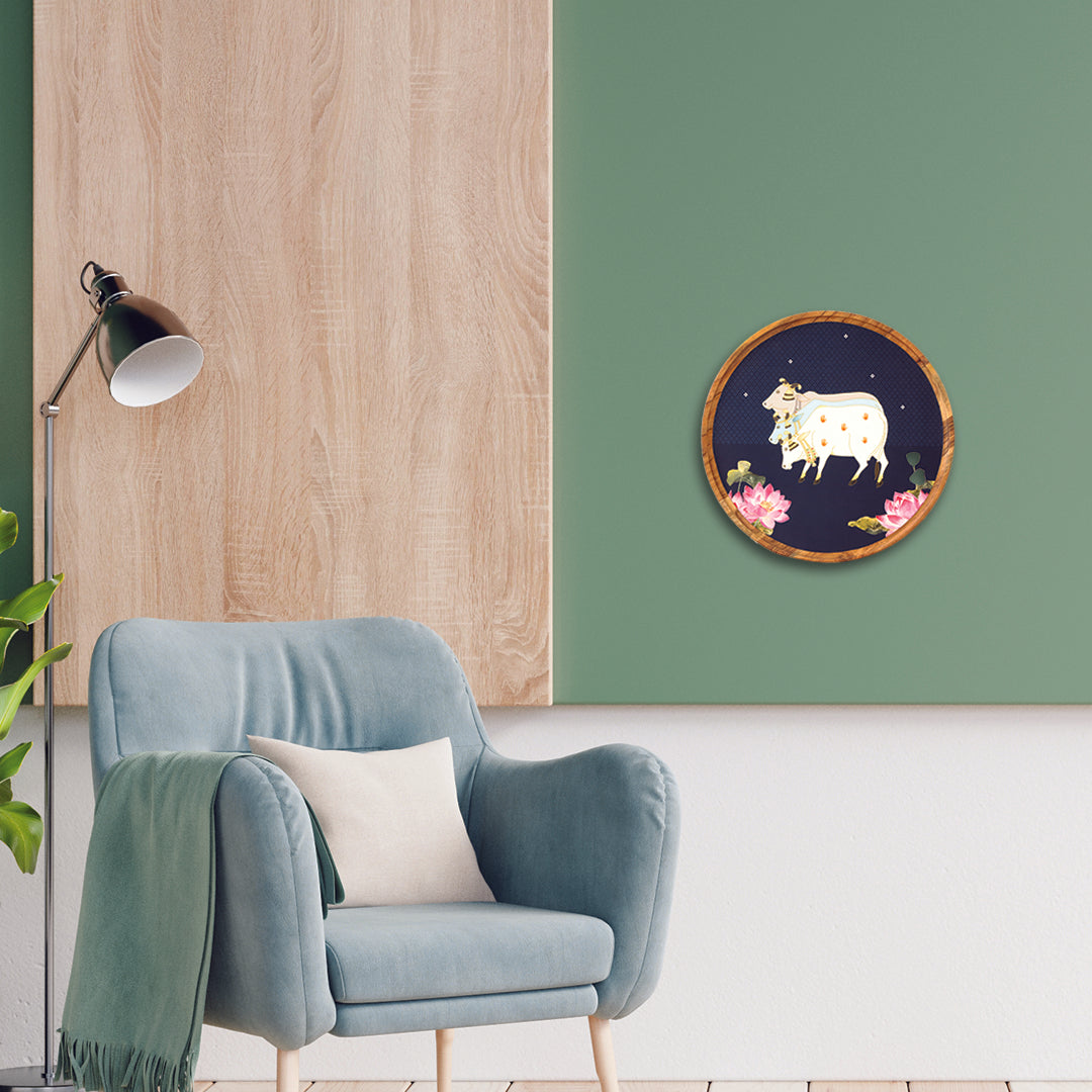 Neel Pichwai Series Wall Plate