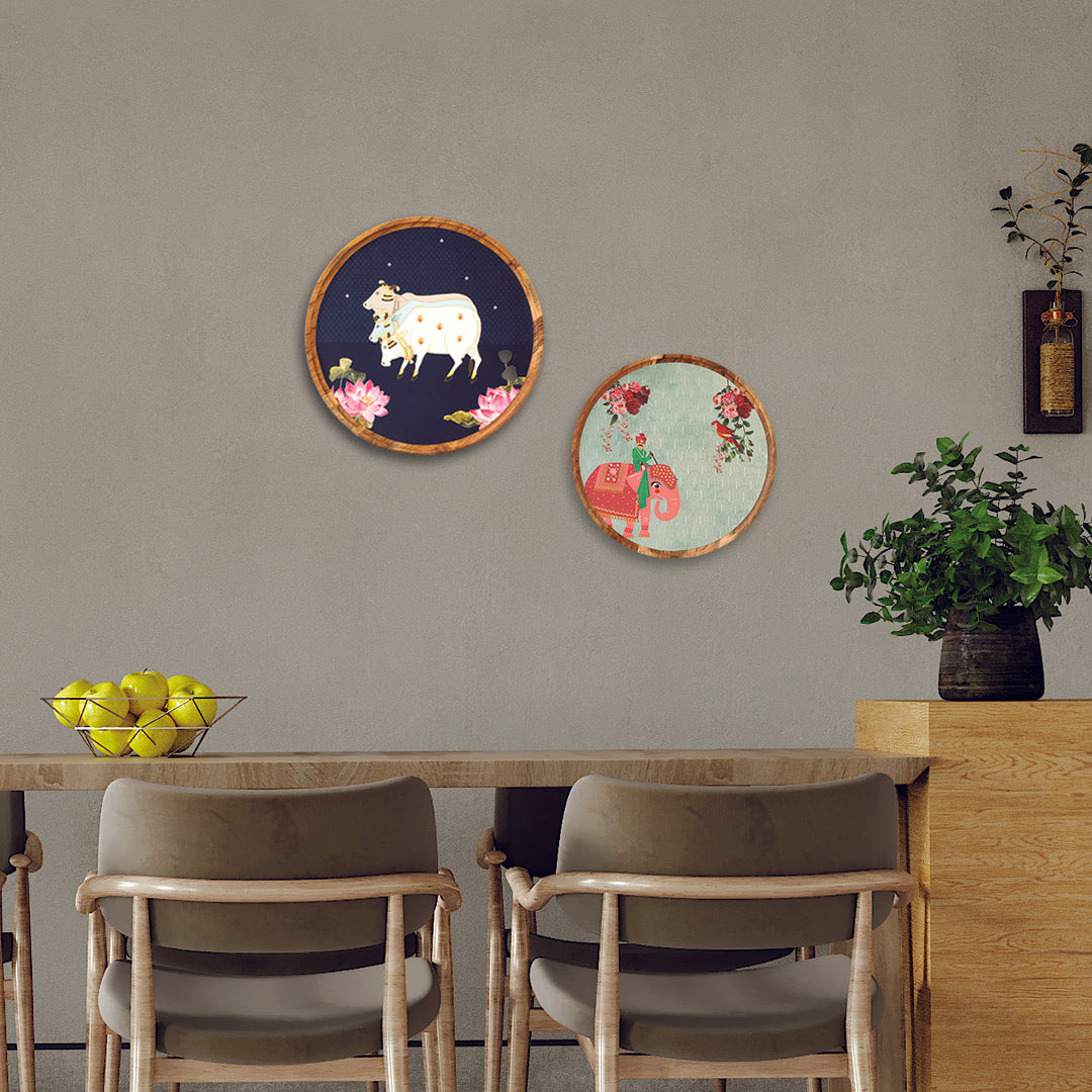 Neel Pichwai Series Wall Plate
