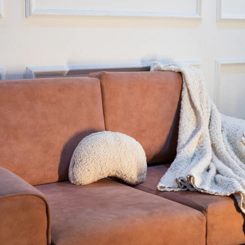 Crescent Cushion White