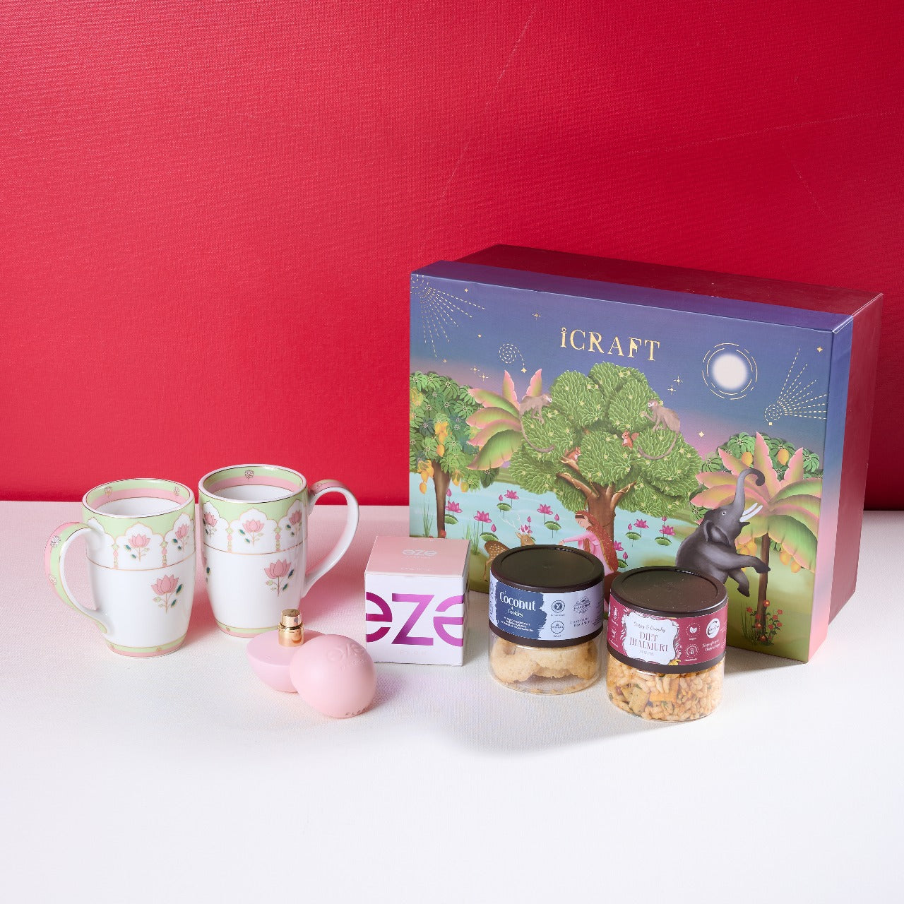 Kamal Pichwai Mugs and Perfume Hamper