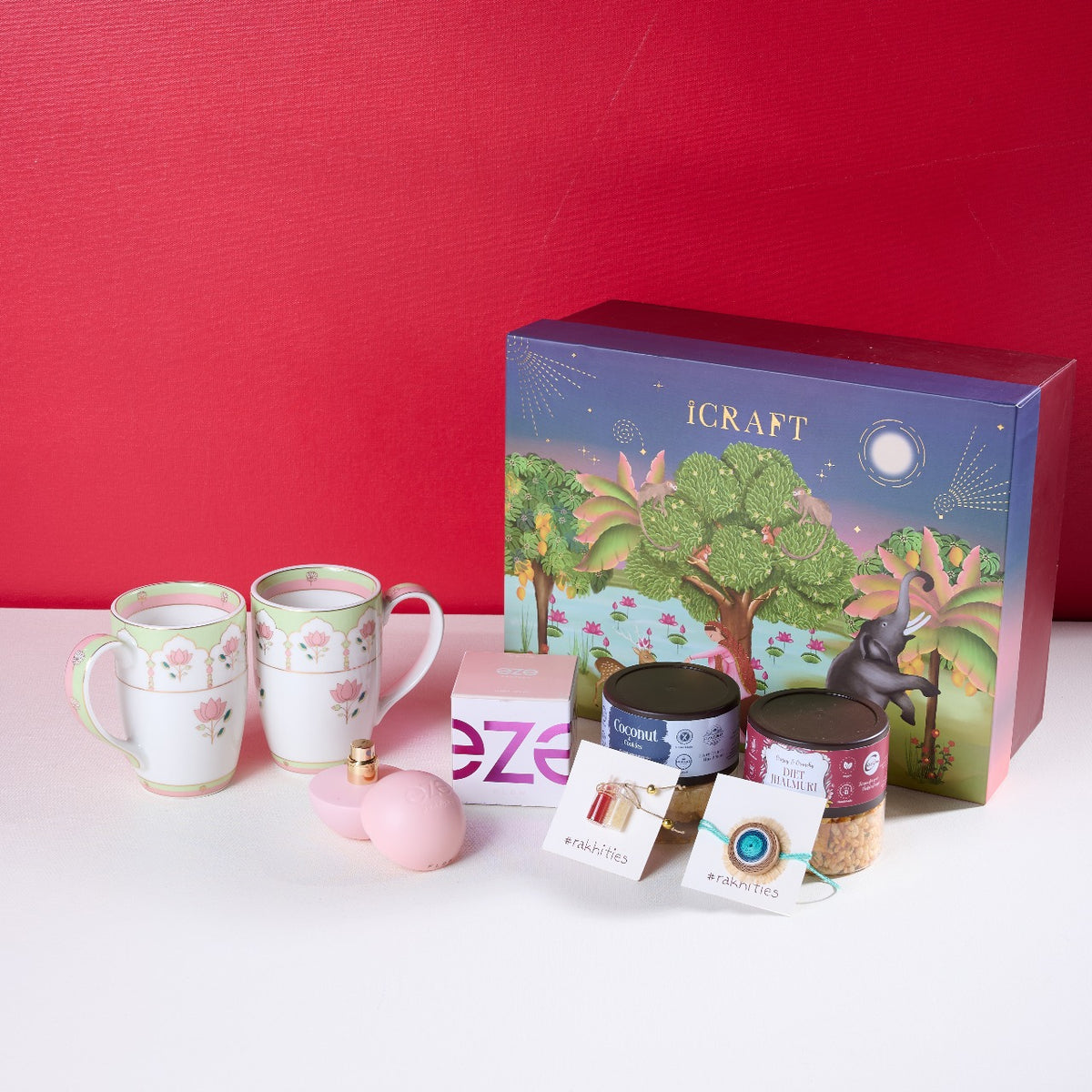 Kamal Pichwai Mugs and Perfume Hamper