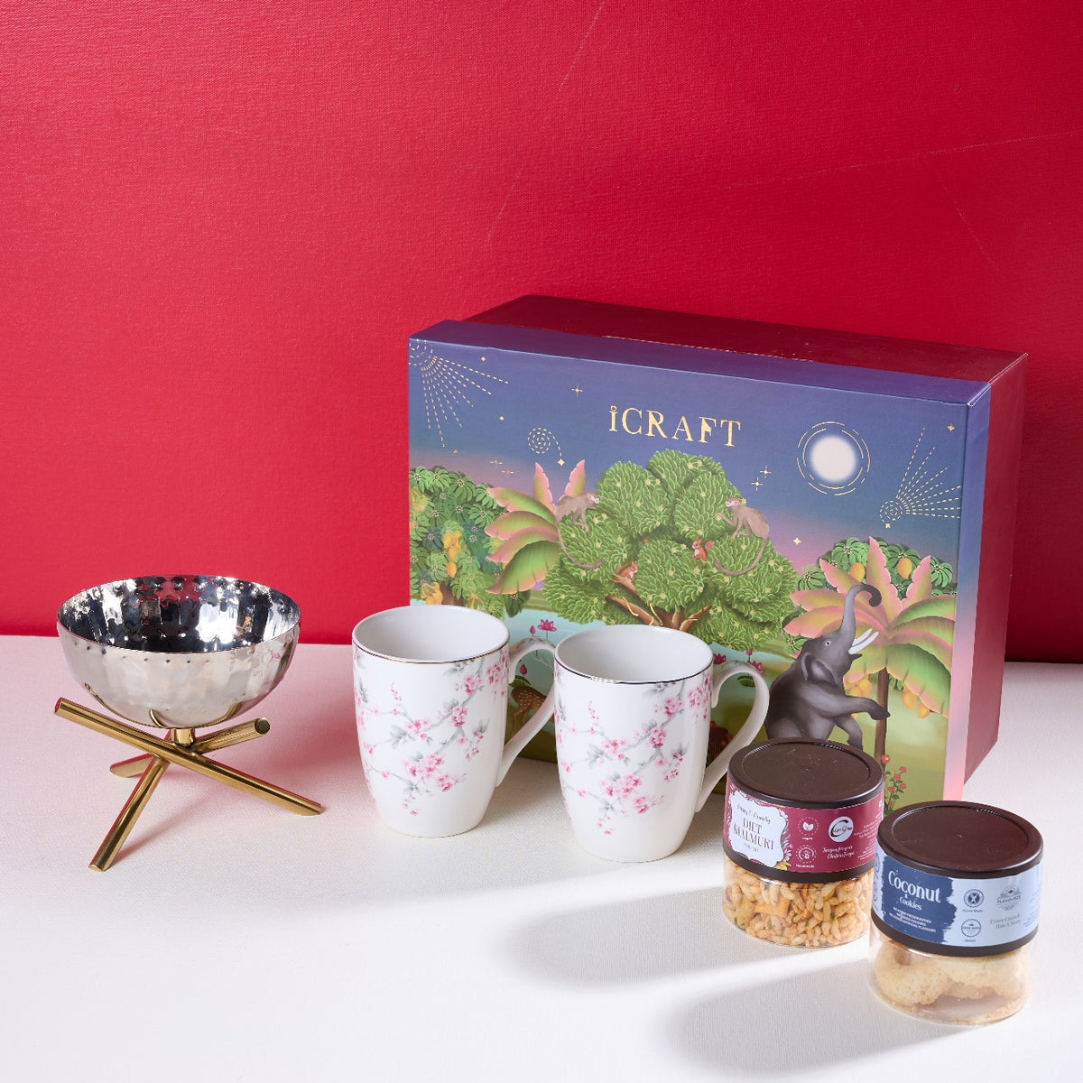 Chai Naasta Hamper - Cherry Blossom