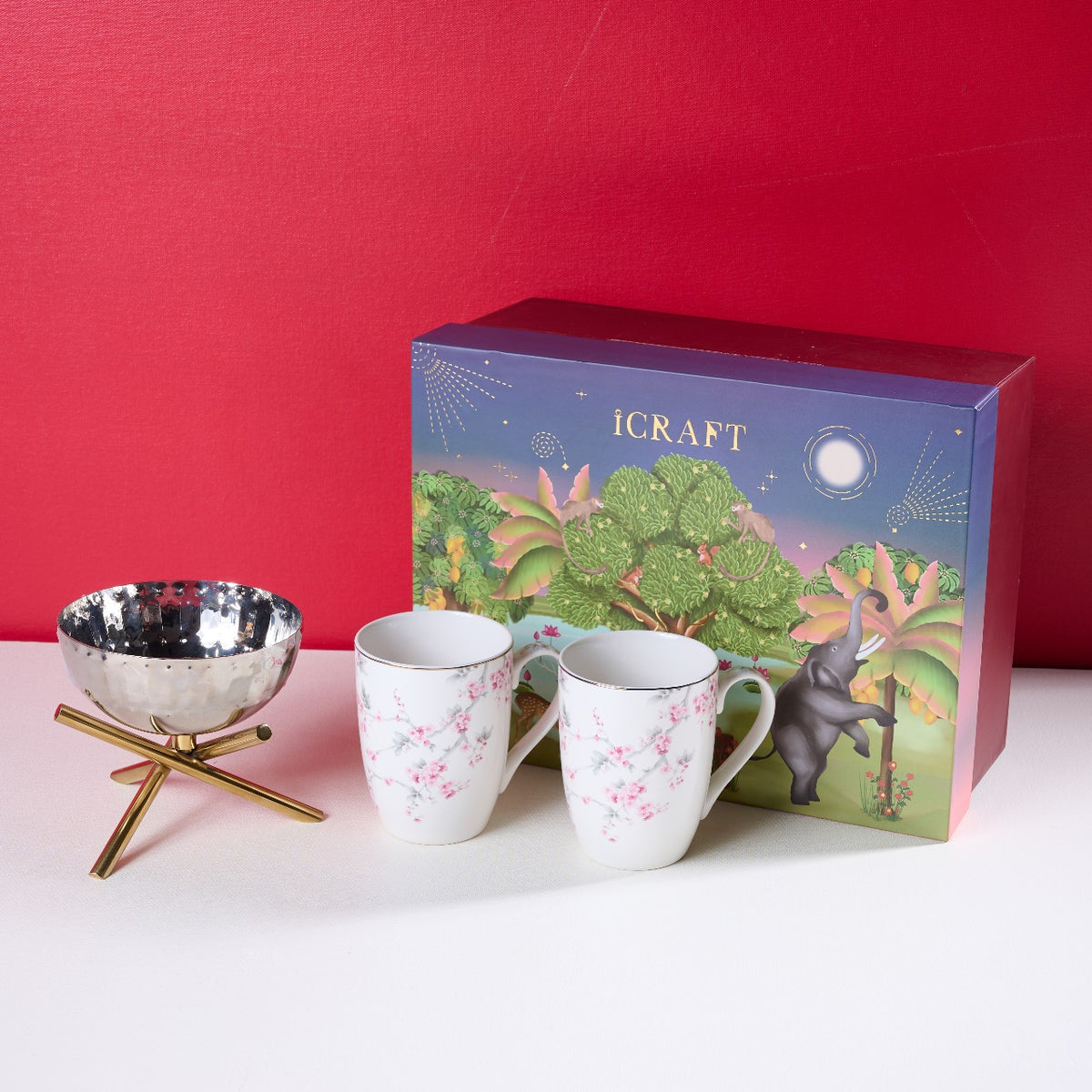 Chai Naasta Hamper - Cherry Blossom
