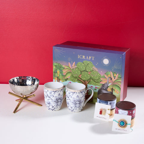 Diwali Gifting Collection - Chai Naasta Hamper(Midnight Blue)