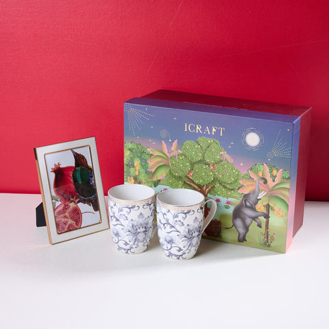 Chai aur Yaadein Hamper - Midnight Blue