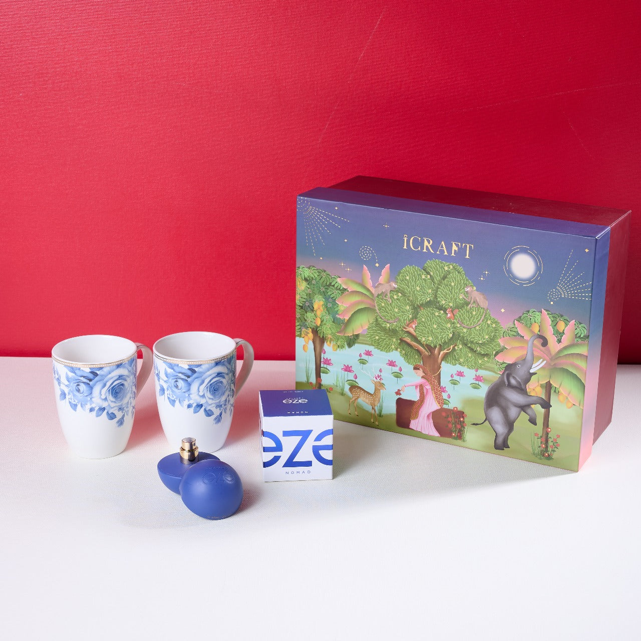 Mehekti Chuskiyaan Hamper - Azure and Ink Blue