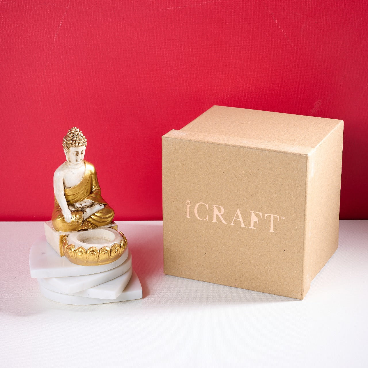 Shinning Buddha Tealight Holder