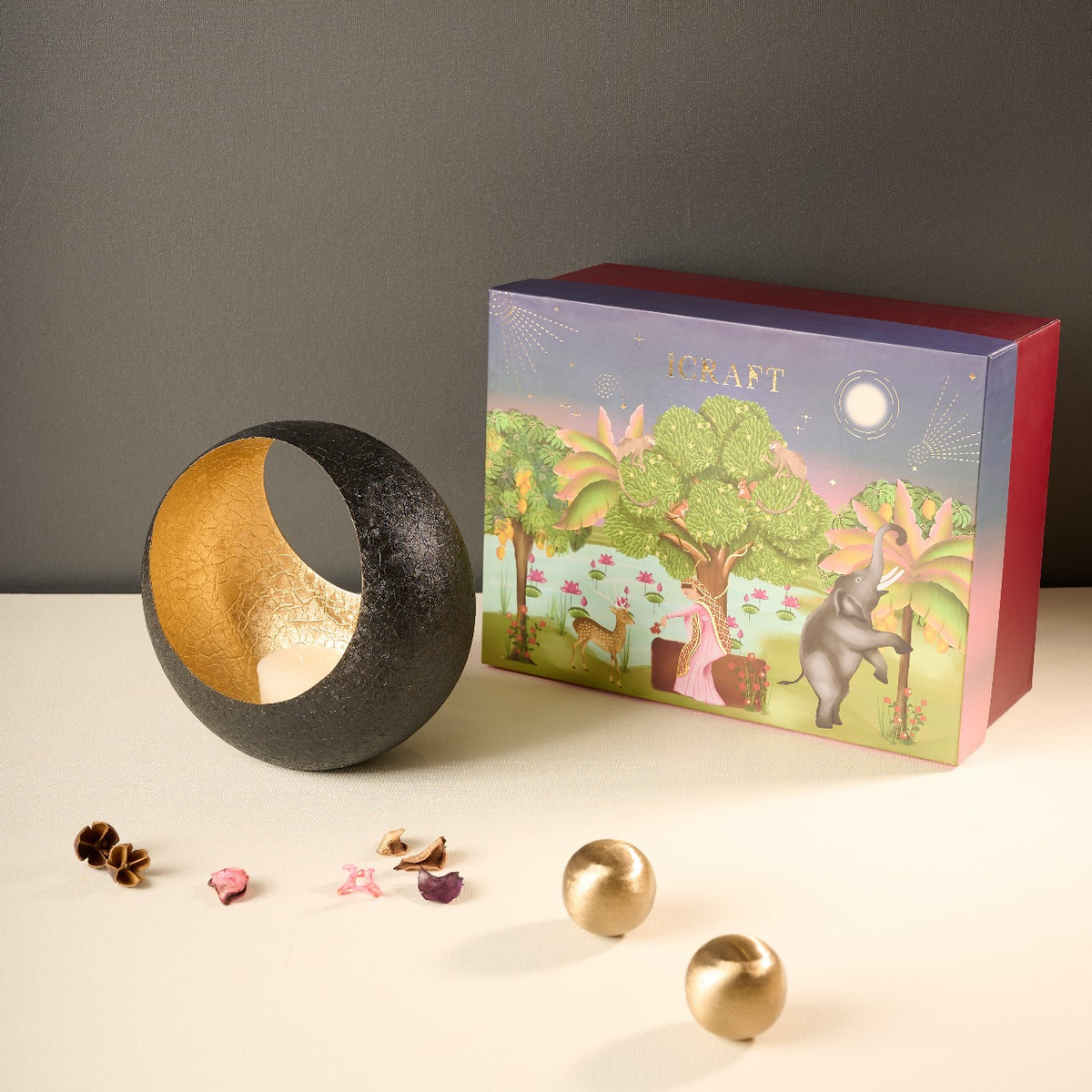 Moon Candle Holders - Set of 2