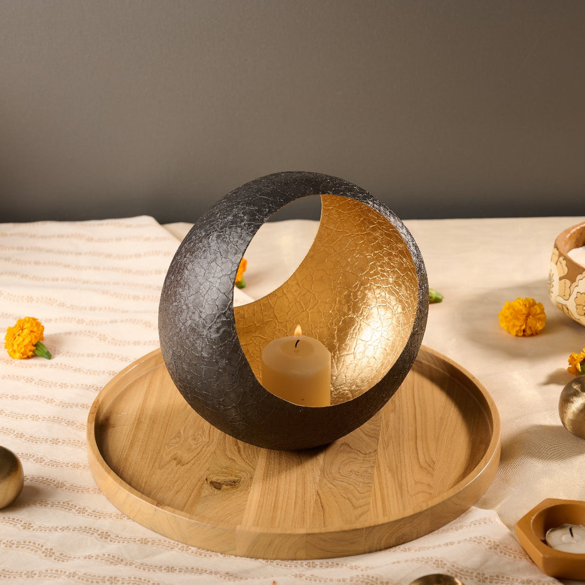 Moon Candle Holders - Set of 2