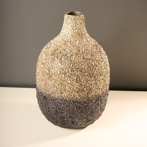 Noir Metal Vase - Large