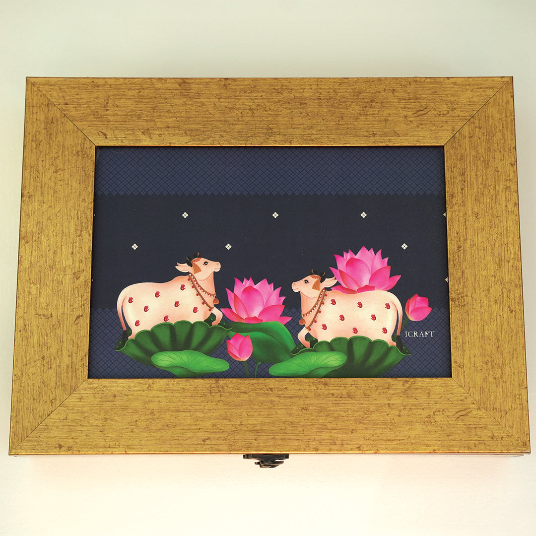 Pichwai Jodi - Neel Tea Box