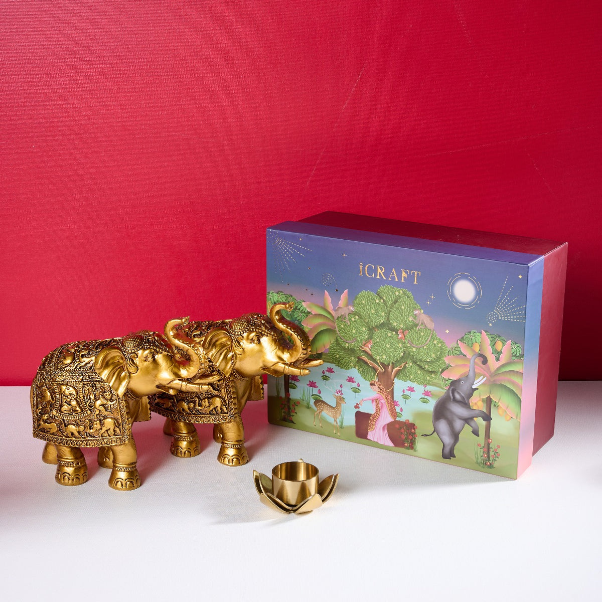 Gajraj Jodi Hamper - Gold